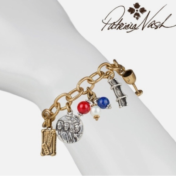 Patricia Nash (NWT) World Traveler Charm Bracelet - Picture 1 of 7